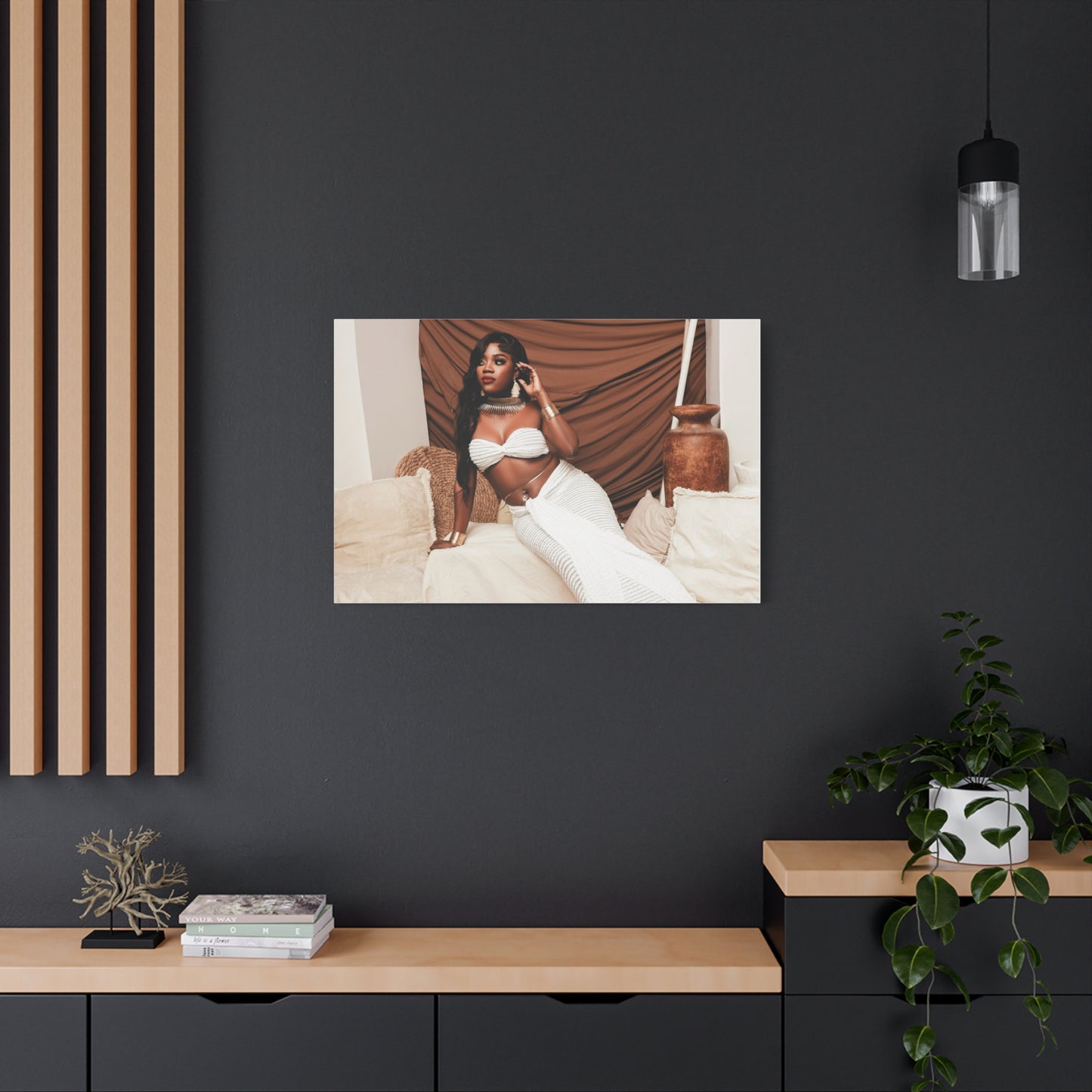 Elegant Home Decor Canvas Print, Wall Art for Living Room, Modern Artwork, Stylish Gift for Her, Contemporary Wall Decor