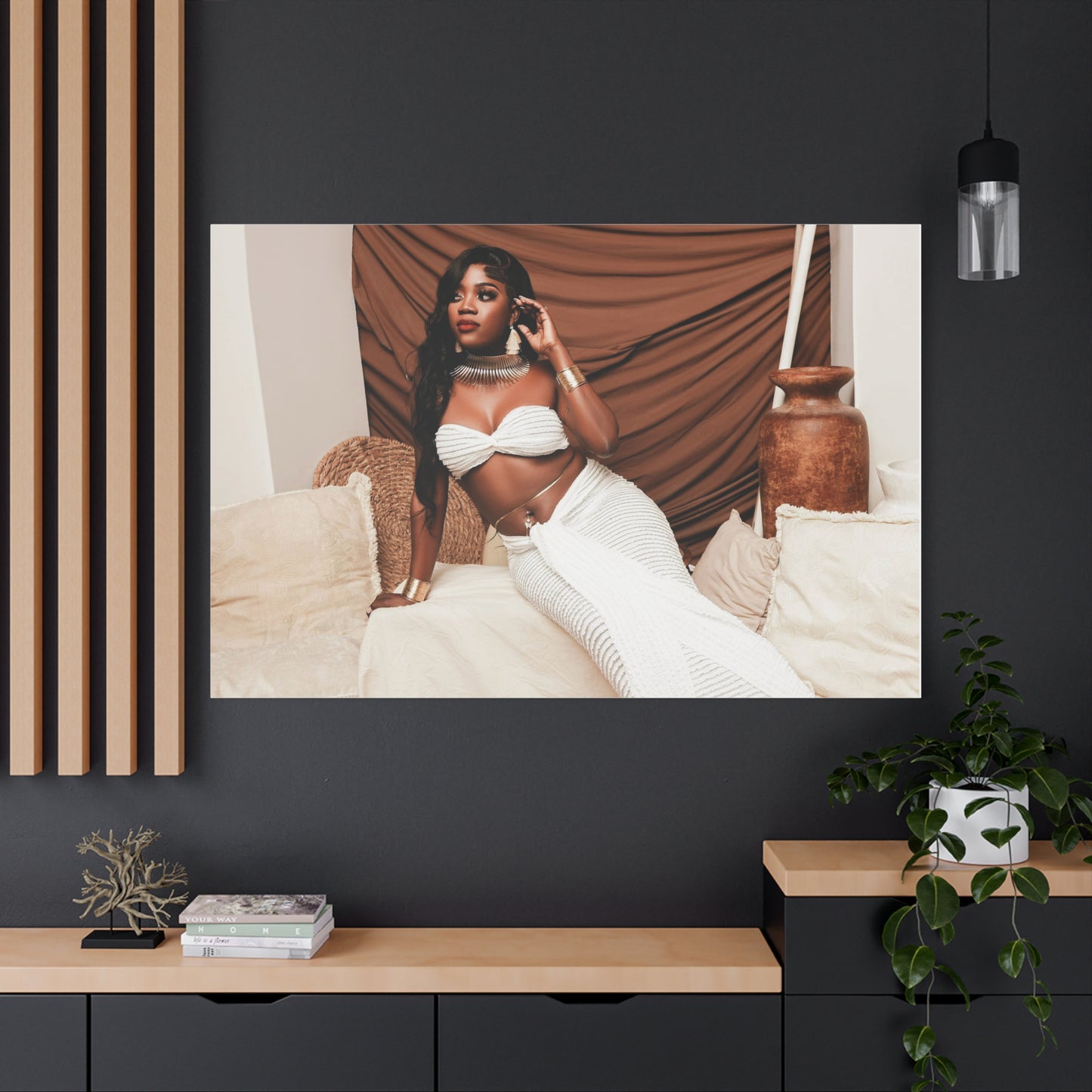 Elegant Home Decor Canvas Print, Wall Art for Living Room, Modern Artwork, Stylish Gift for Her, Contemporary Wall Decor