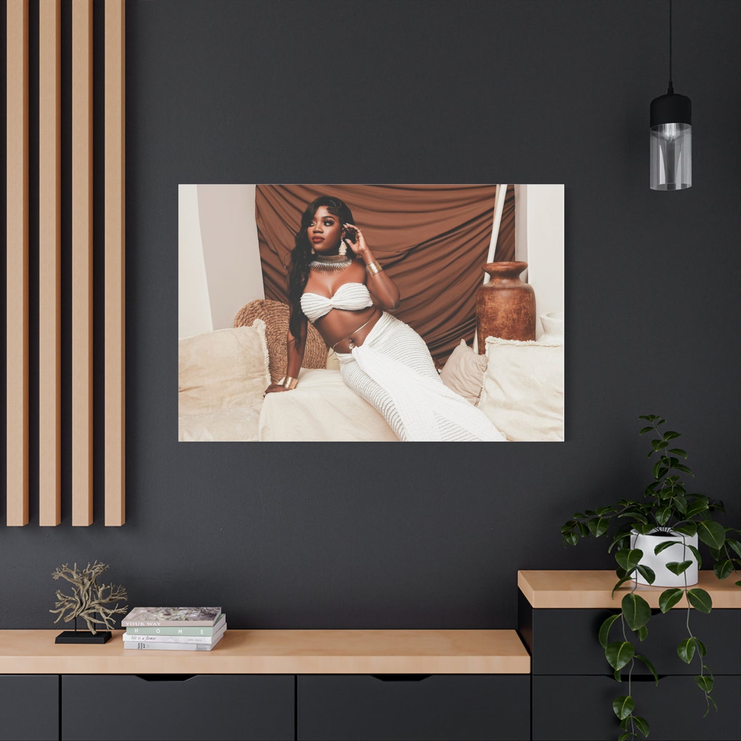 Elegant Home Decor Canvas Print, Wall Art for Living Room, Modern Artwork, Stylish Gift for Her, Contemporary Wall Decor