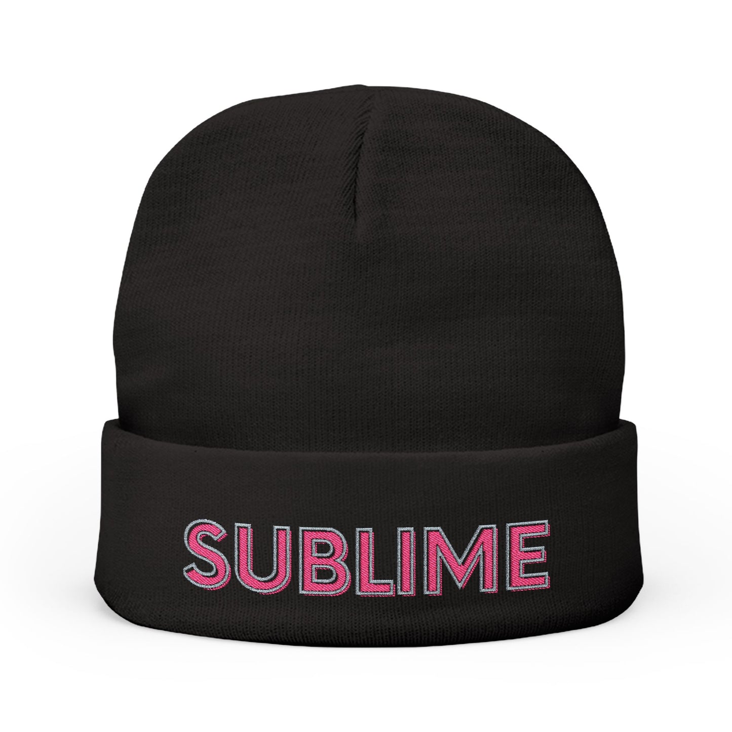Sublime Embroidered Knit Beanie - Cozy Fashion for Winter Adventures