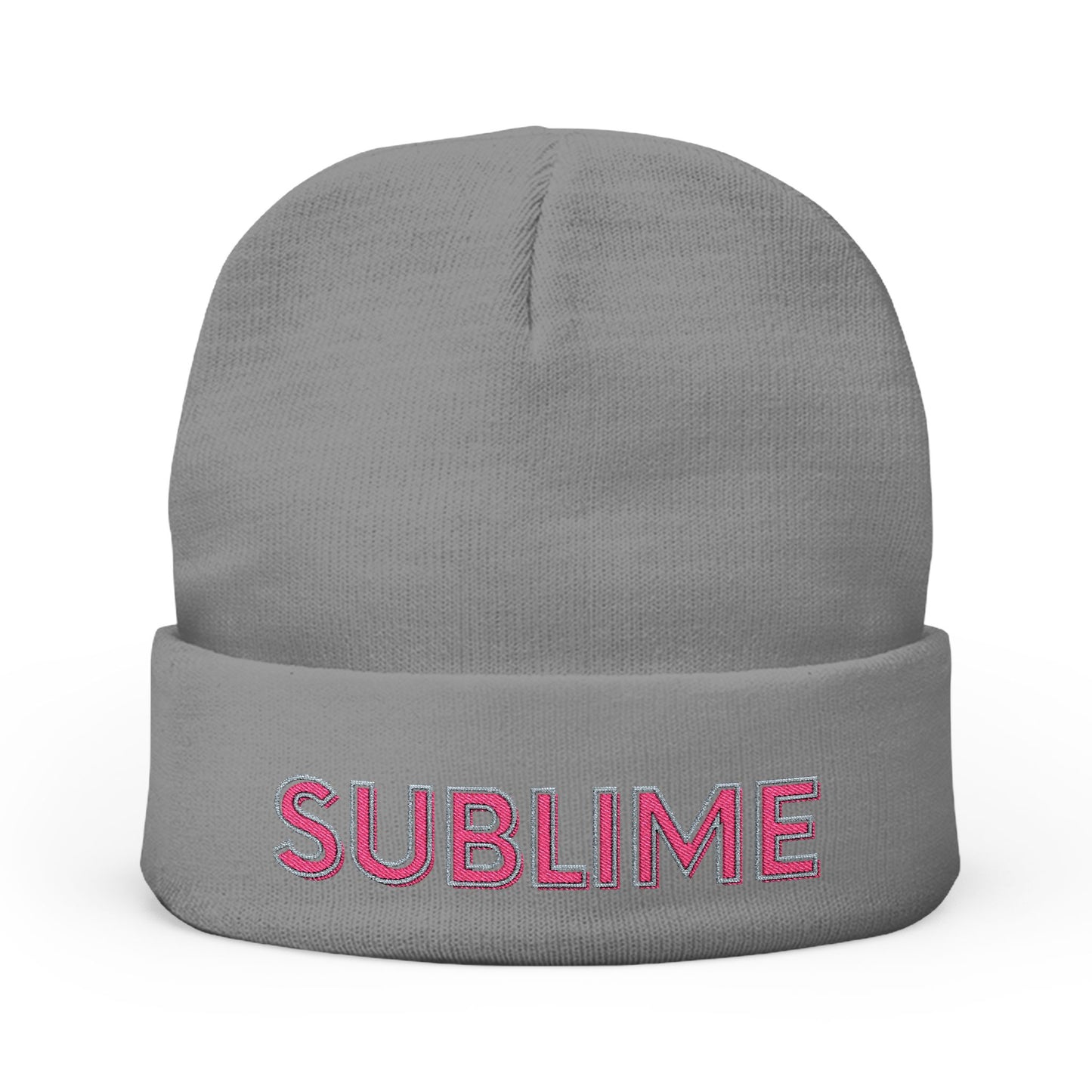 Sublime Embroidered Knit Beanie - Cozy Fashion for Winter Adventures