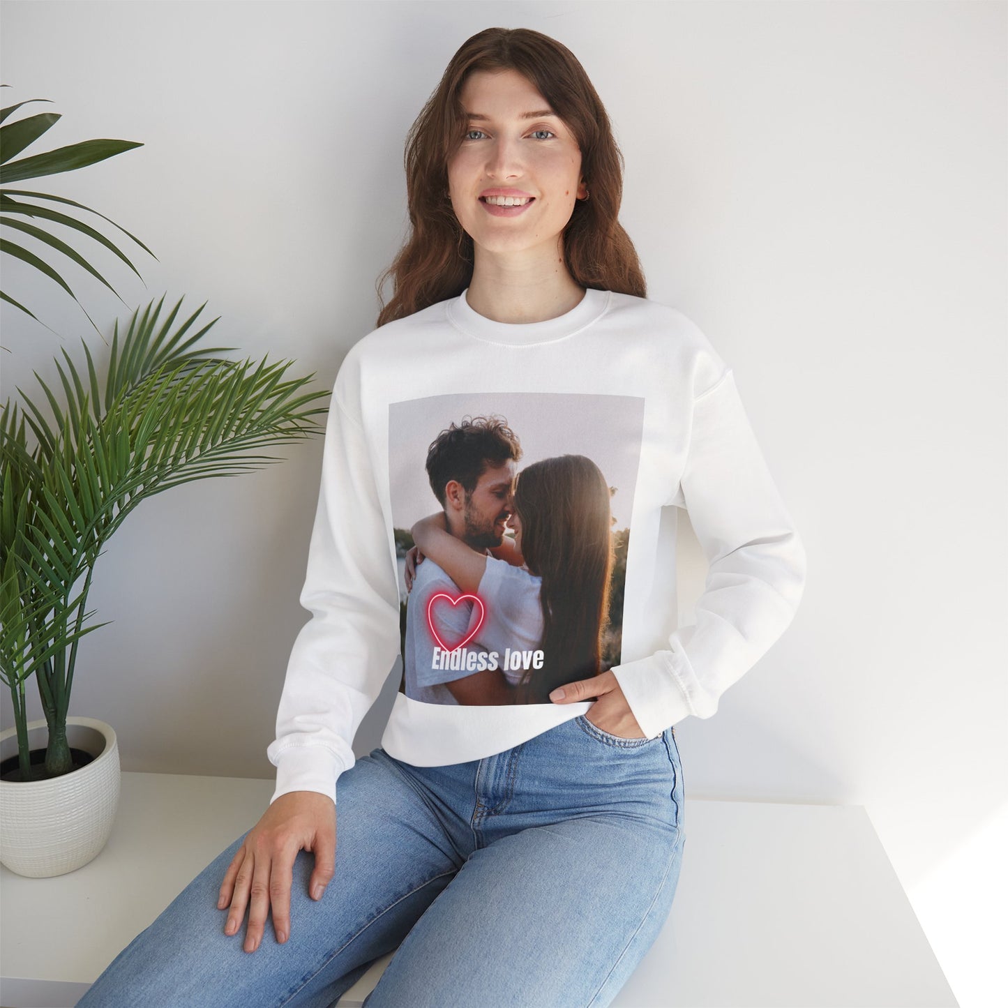 Crewneck Sweatshirt for Couples