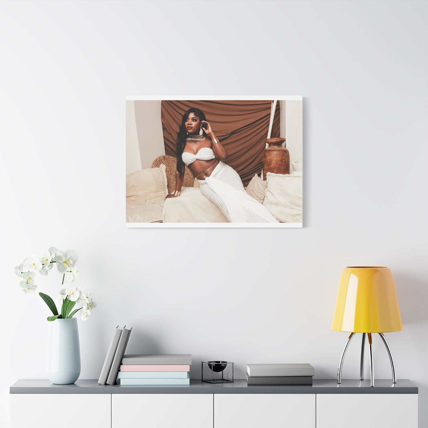 Elegant Home Decor Canvas Print, Wall Art for Living Room, Modern Artwork, Stylish Gift for Her, Contemporary Wall Decor
