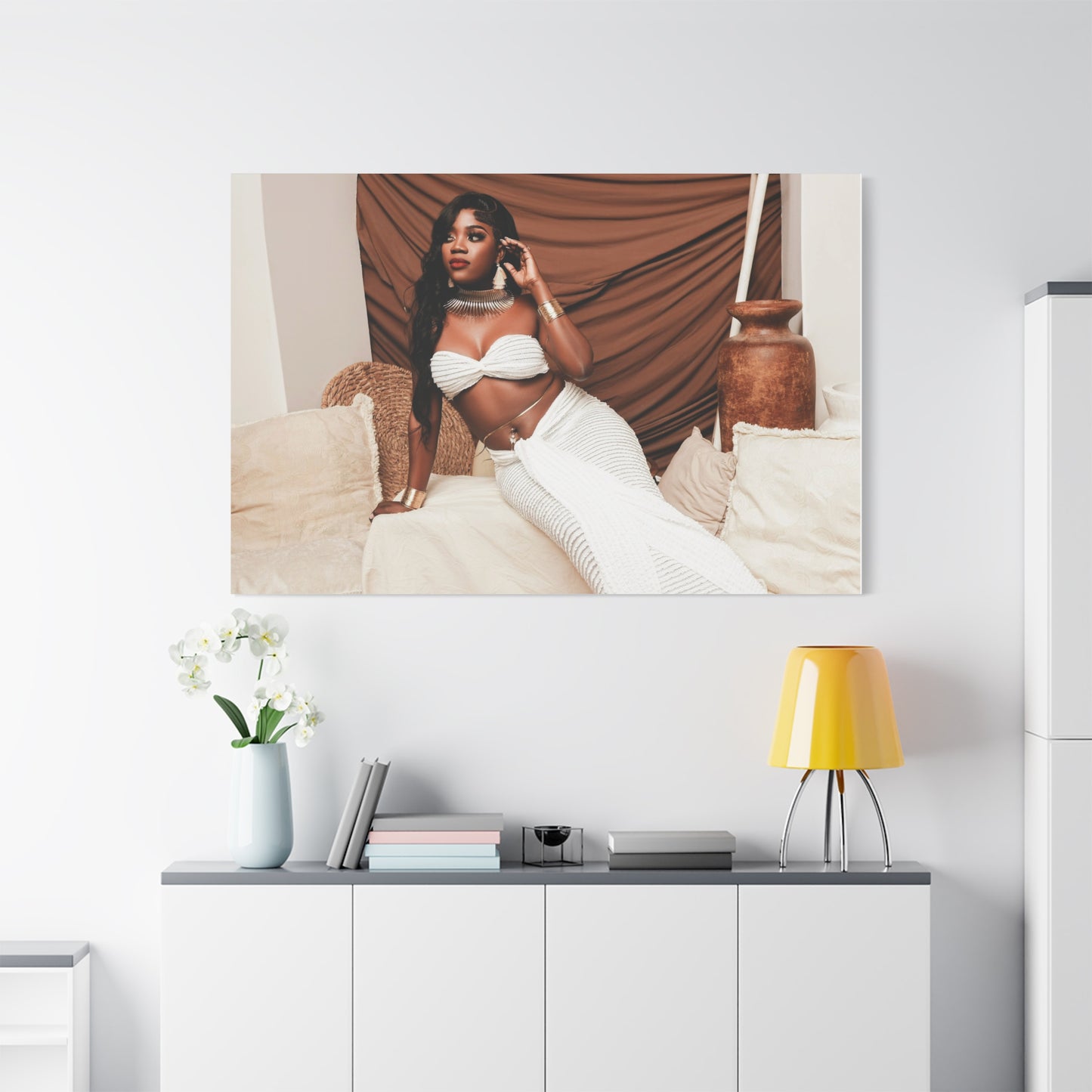 Elegant Home Decor Canvas Print, Wall Art for Living Room, Modern Artwork, Stylish Gift for Her, Contemporary Wall Decor