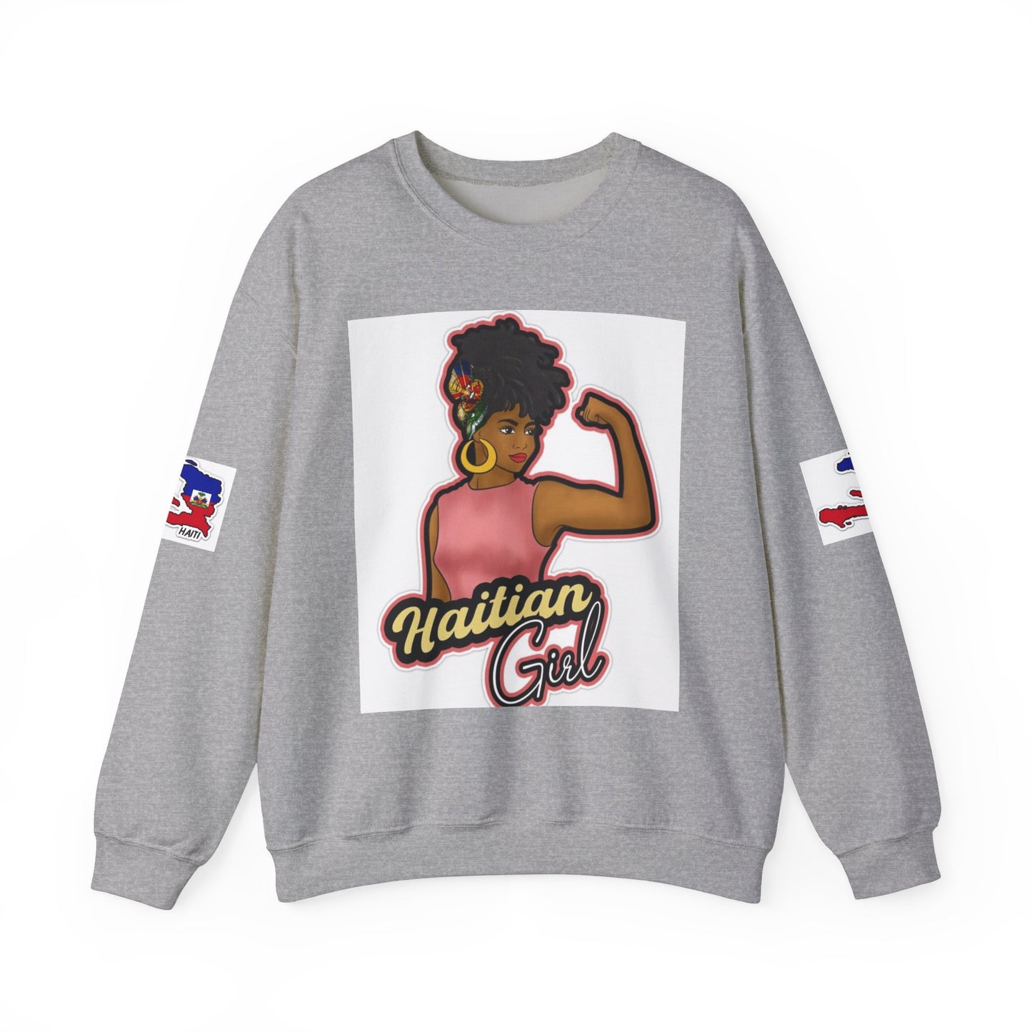 Haitian Girl Crewneck Sweatshirt - Embrace Culture
