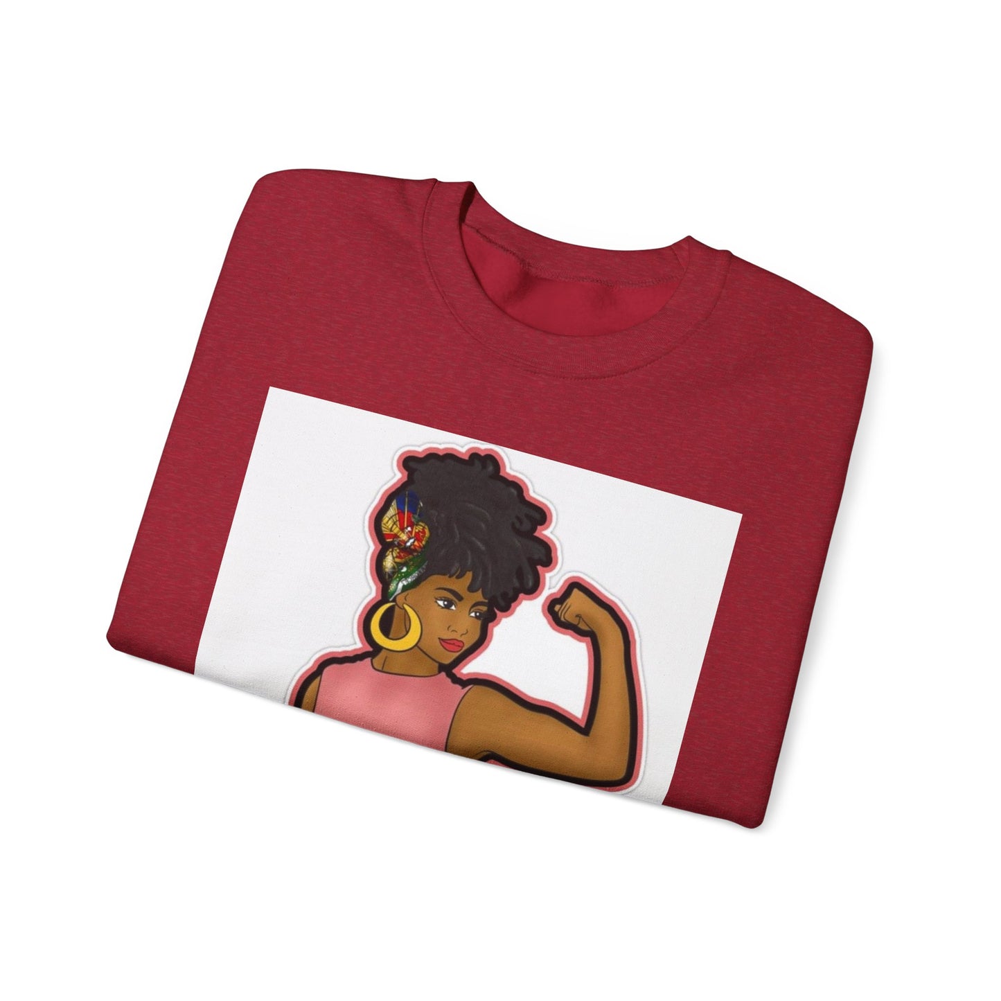 Haitian Girl Crewneck Sweatshirt - Embrace Culture