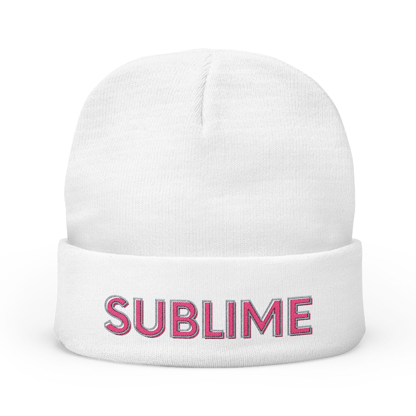 Sublime Embroidered Knit Beanie - Cozy Fashion for Winter Adventures