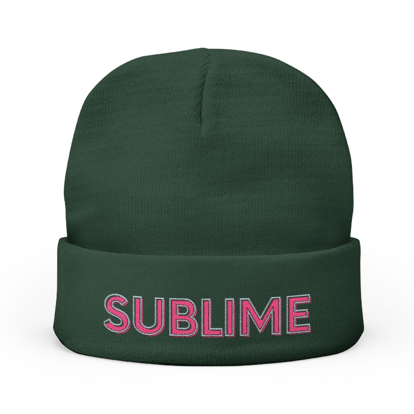Sublime Embroidered Knit Beanie - Cozy Fashion for Winter Adventures