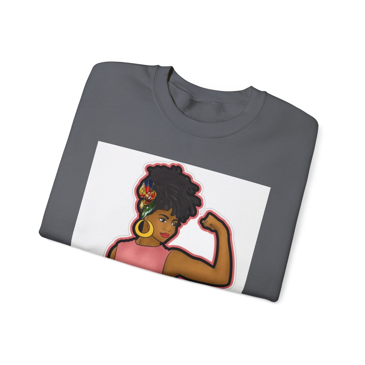 Haitian Girl Crewneck Sweatshirt - Embrace Culture