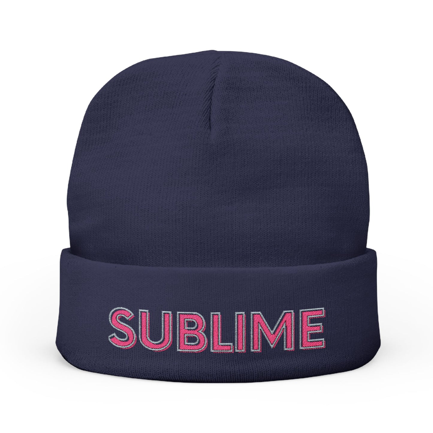 Sublime Embroidered Knit Beanie - Cozy Fashion for Winter Adventures