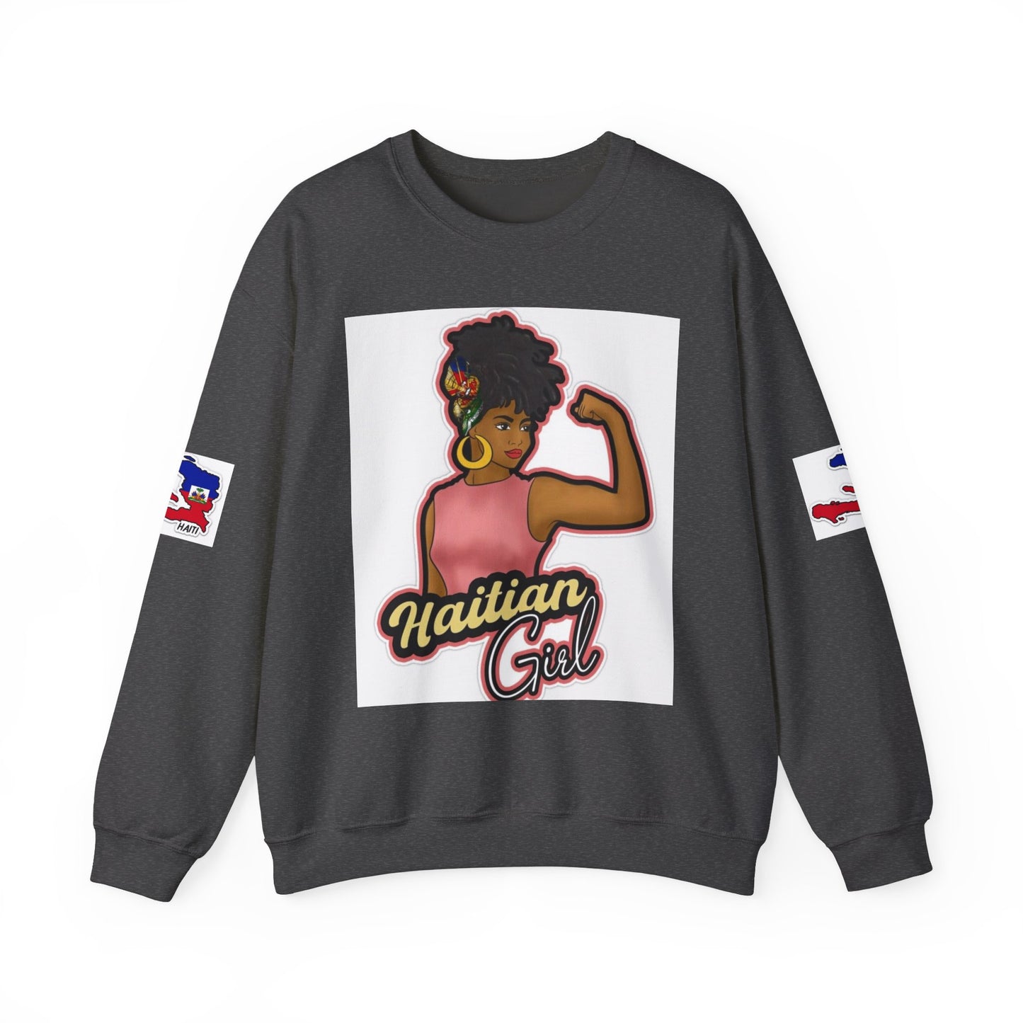 Haitian Girl Crewneck Sweatshirt - Embrace Culture