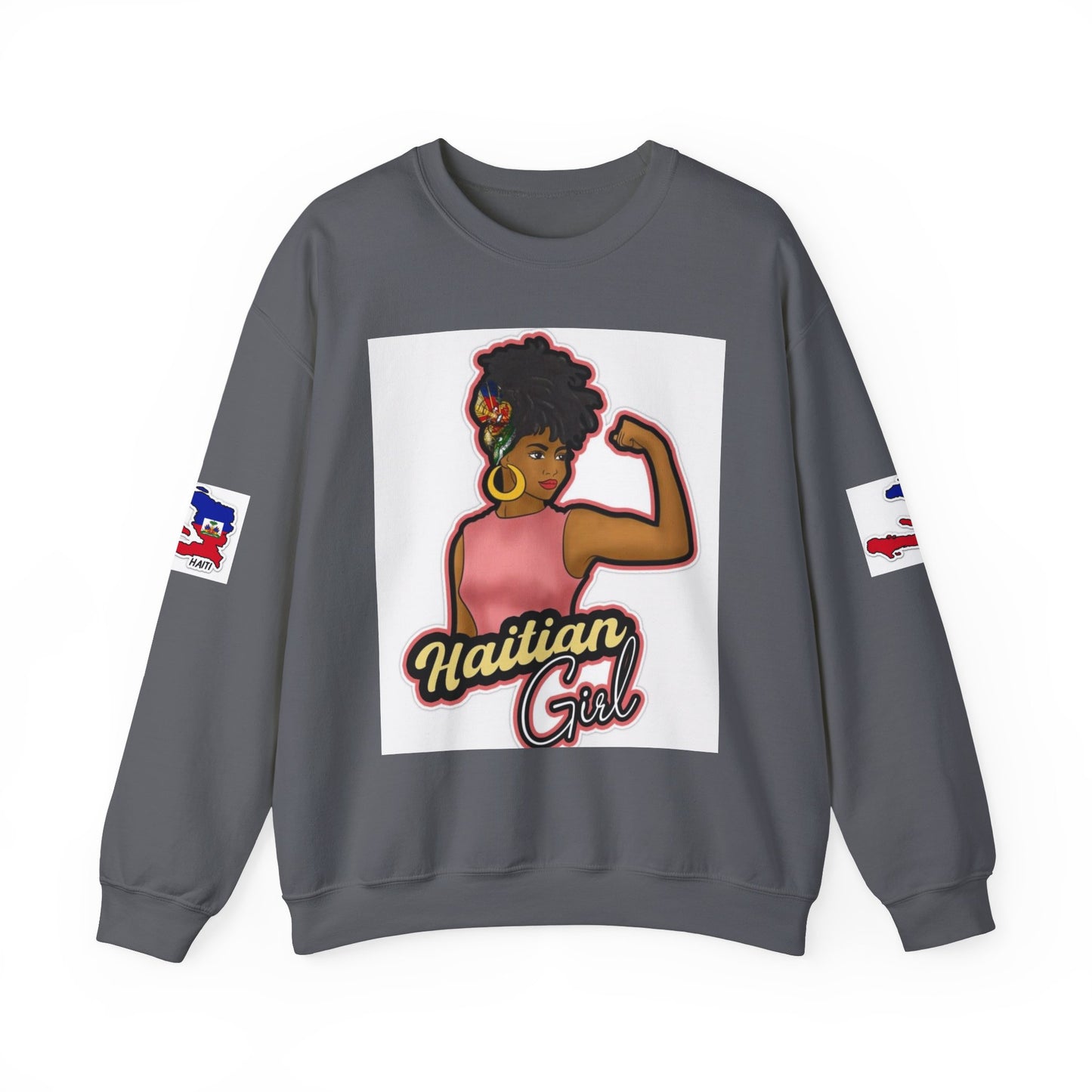 Haitian Girl Crewneck Sweatshirt - Embrace Culture