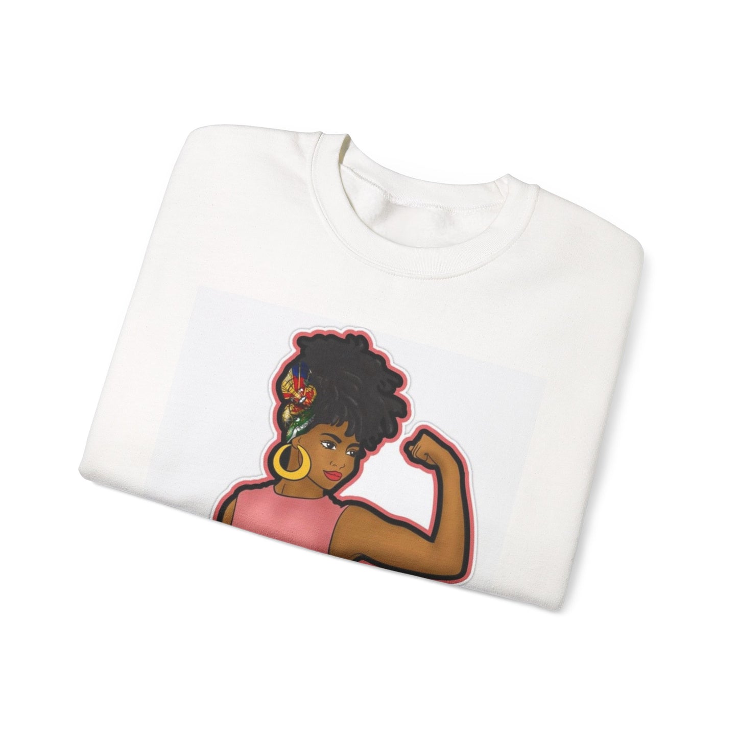 Haitian Girl Crewneck Sweatshirt - Embrace Culture