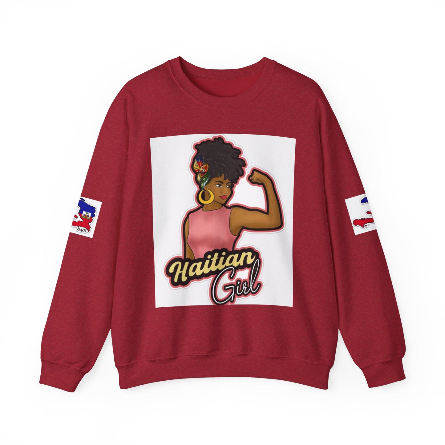 Haitian Girl Crewneck Sweatshirt - Embrace Culture