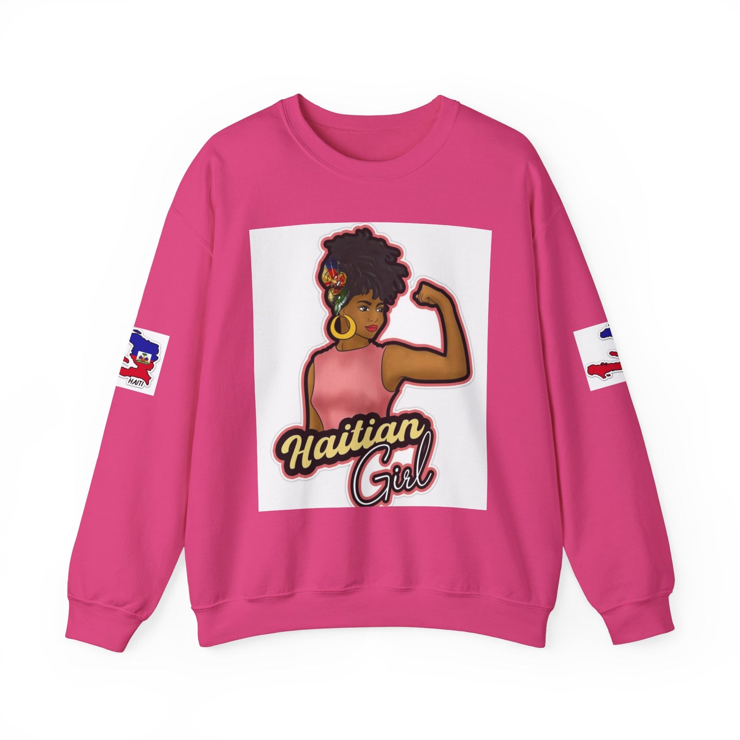 Haitian Girl Crewneck Sweatshirt - Embrace Culture