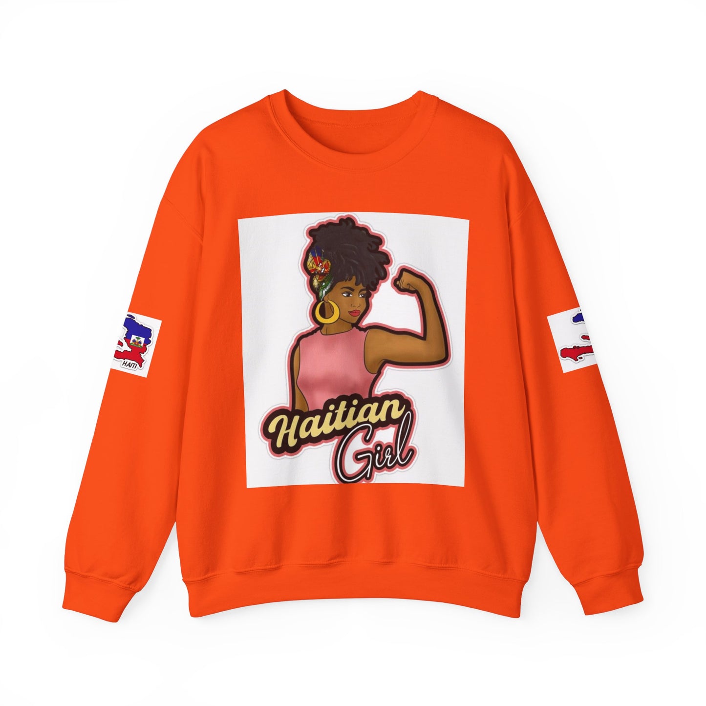 Haitian Girl Crewneck Sweatshirt - Embrace Culture