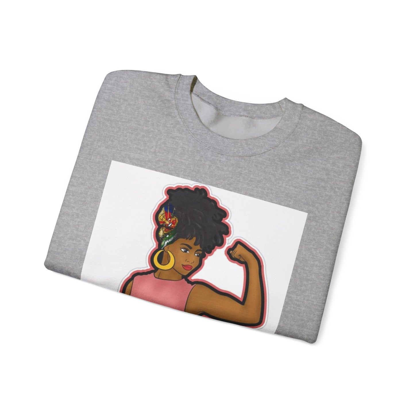 Haitian Girl Crewneck Sweatshirt - Embrace Culture