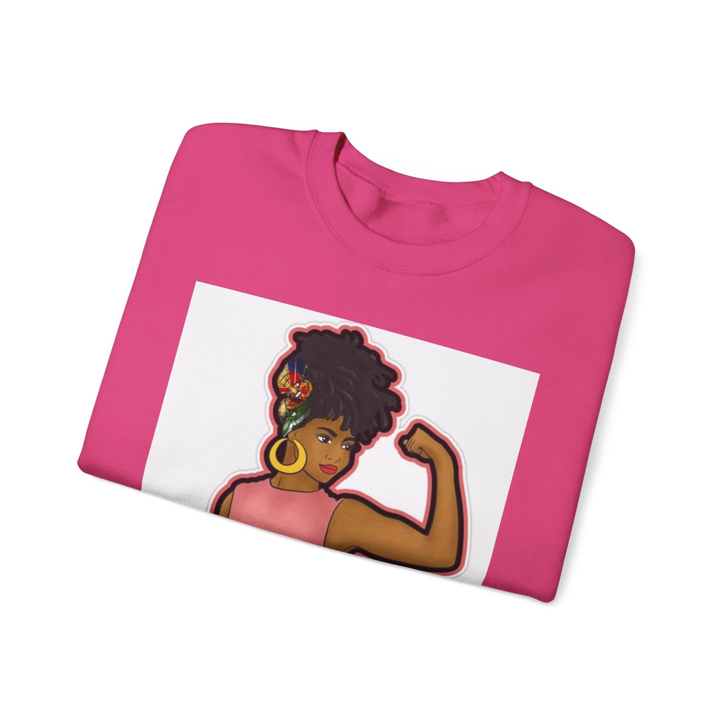 Haitian Girl Crewneck Sweatshirt - Embrace Culture