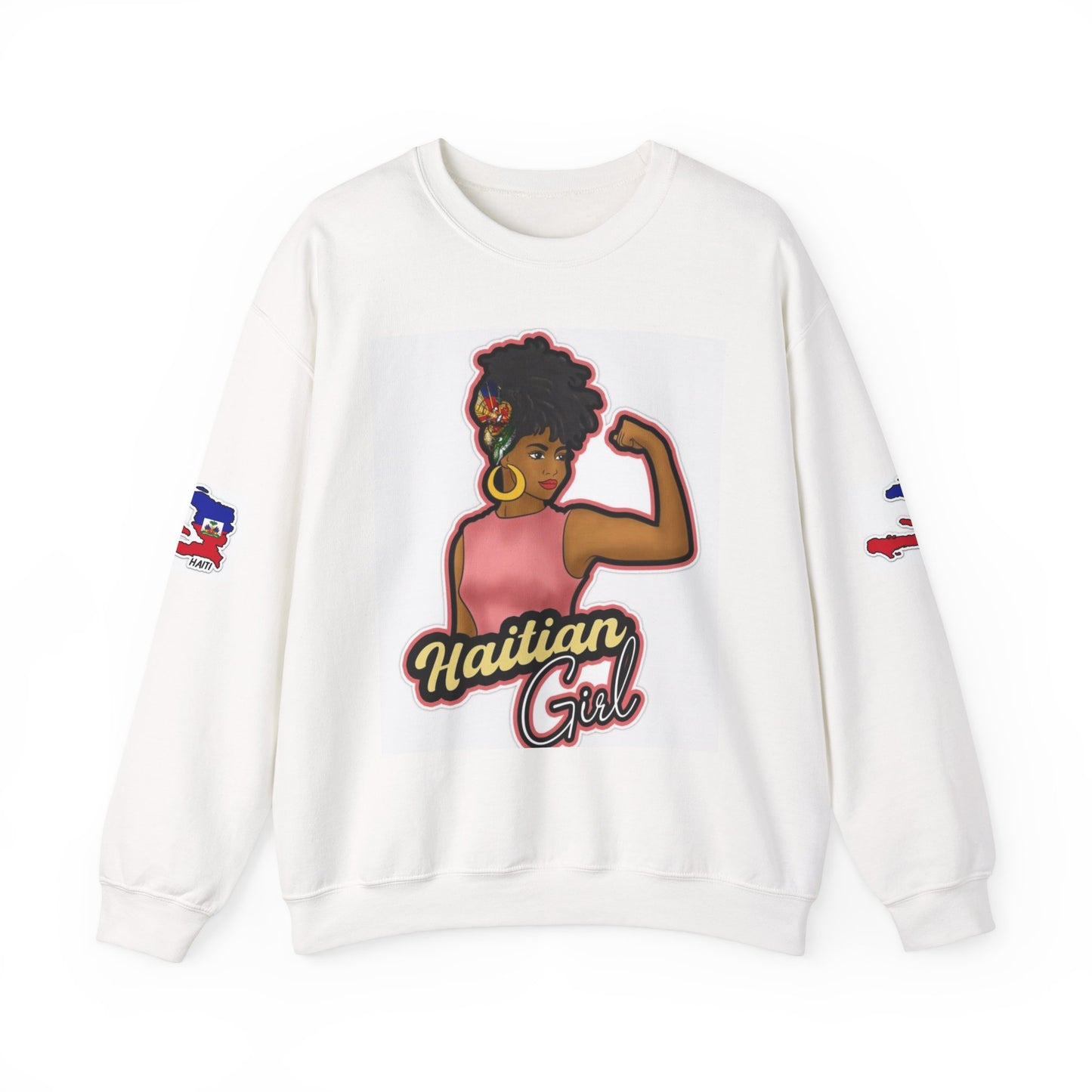 Haitian Girl Crewneck Sweatshirt - Embrace Culture
