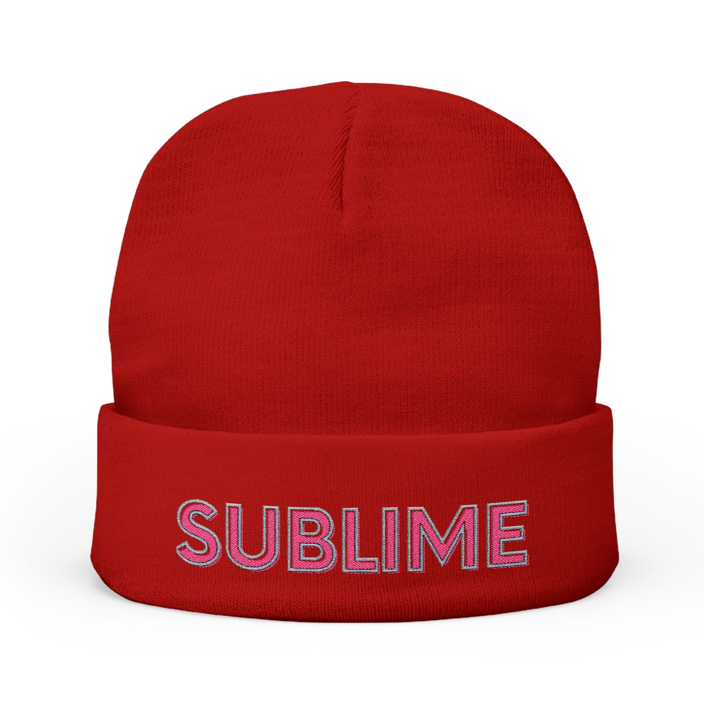 Sublime Embroidered Knit Beanie - Cozy Fashion for Winter Adventures