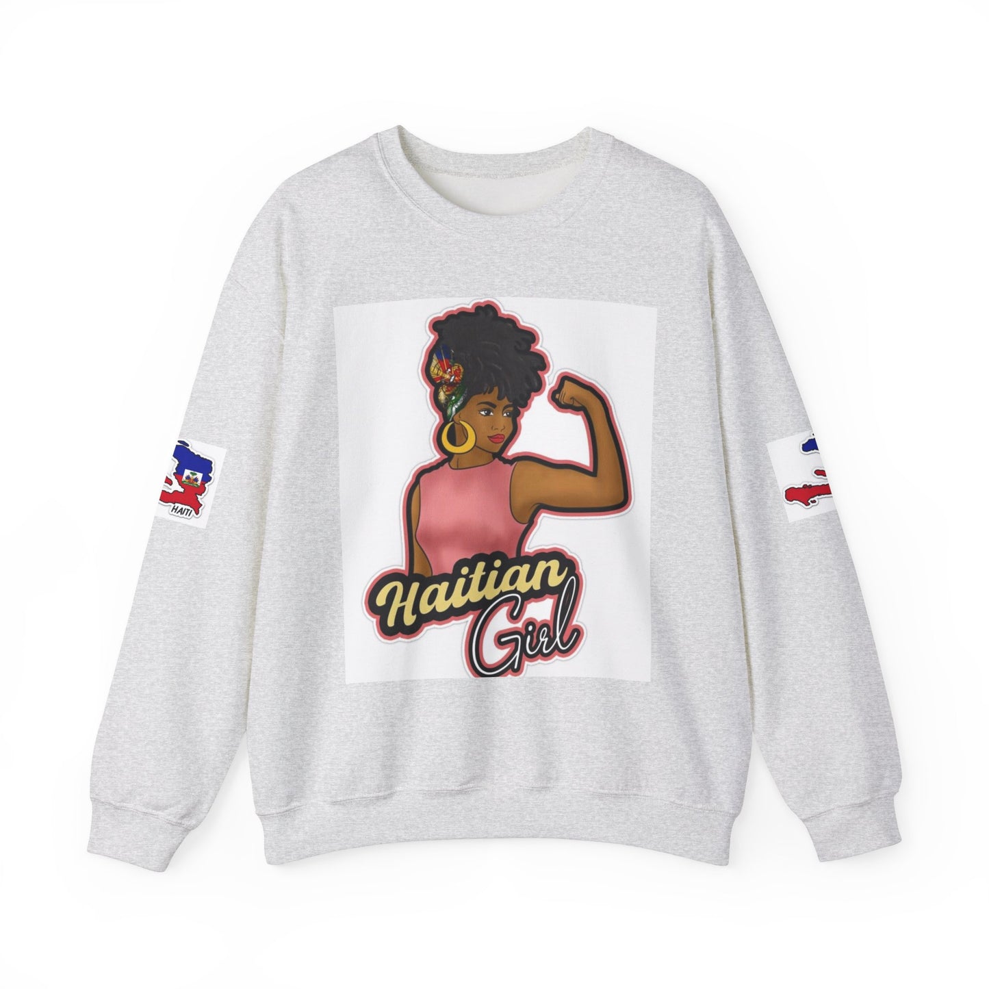 Haitian Girl Crewneck Sweatshirt - Embrace Culture