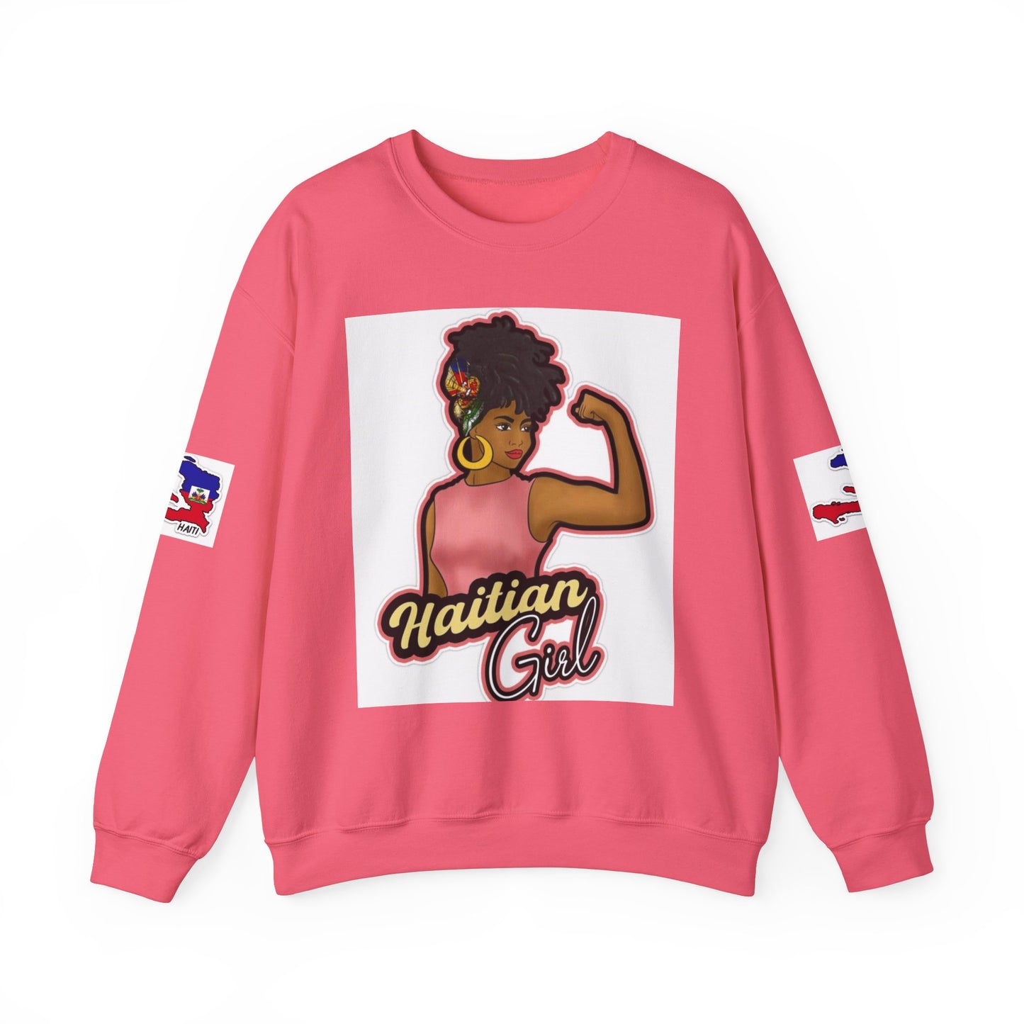 Haitian Girl Crewneck Sweatshirt - Embrace Culture