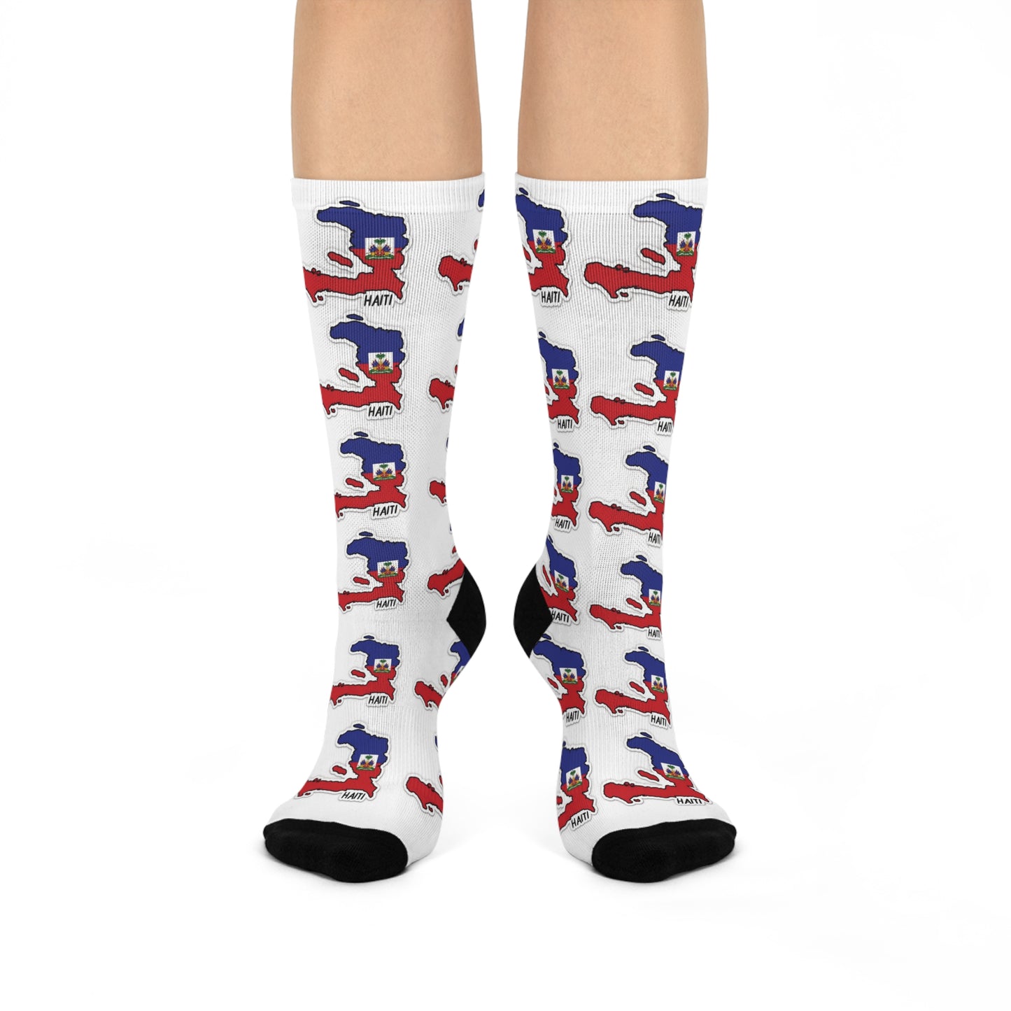 Haitian Flag 🇭🇹Crew Socks