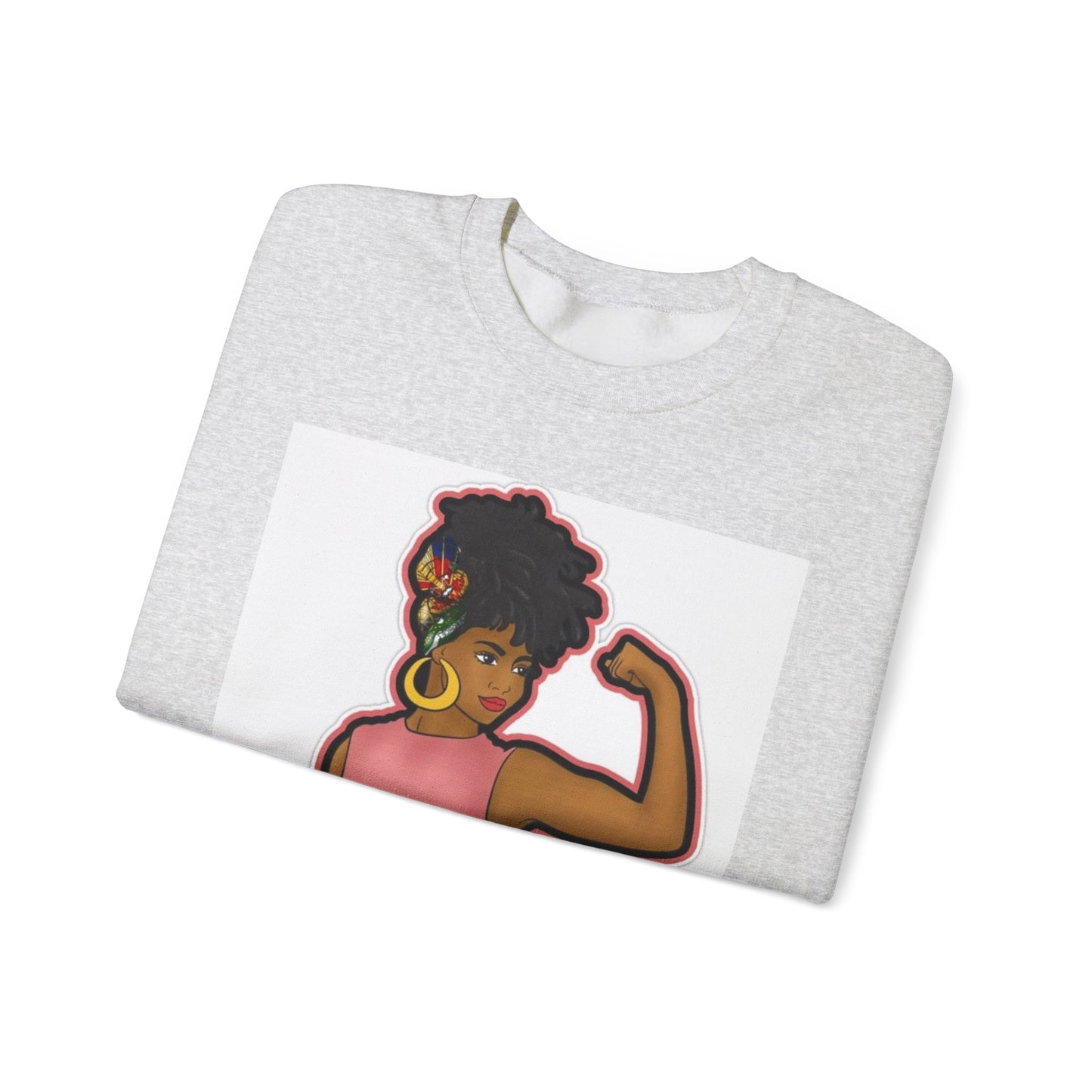 Haitian Girl Crewneck Sweatshirt - Embrace Culture