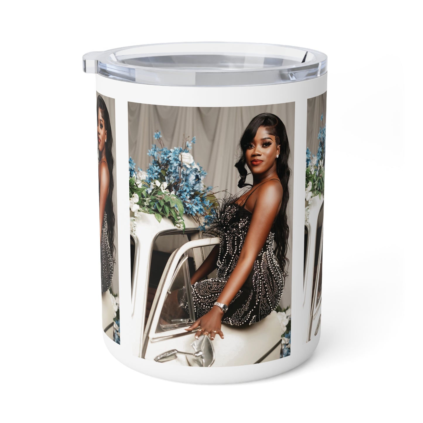 Elegant Insulated Coffee Mug - 10oz with Chic Photography Design, Email your images to sublimebycl@gmail.com Thank you!