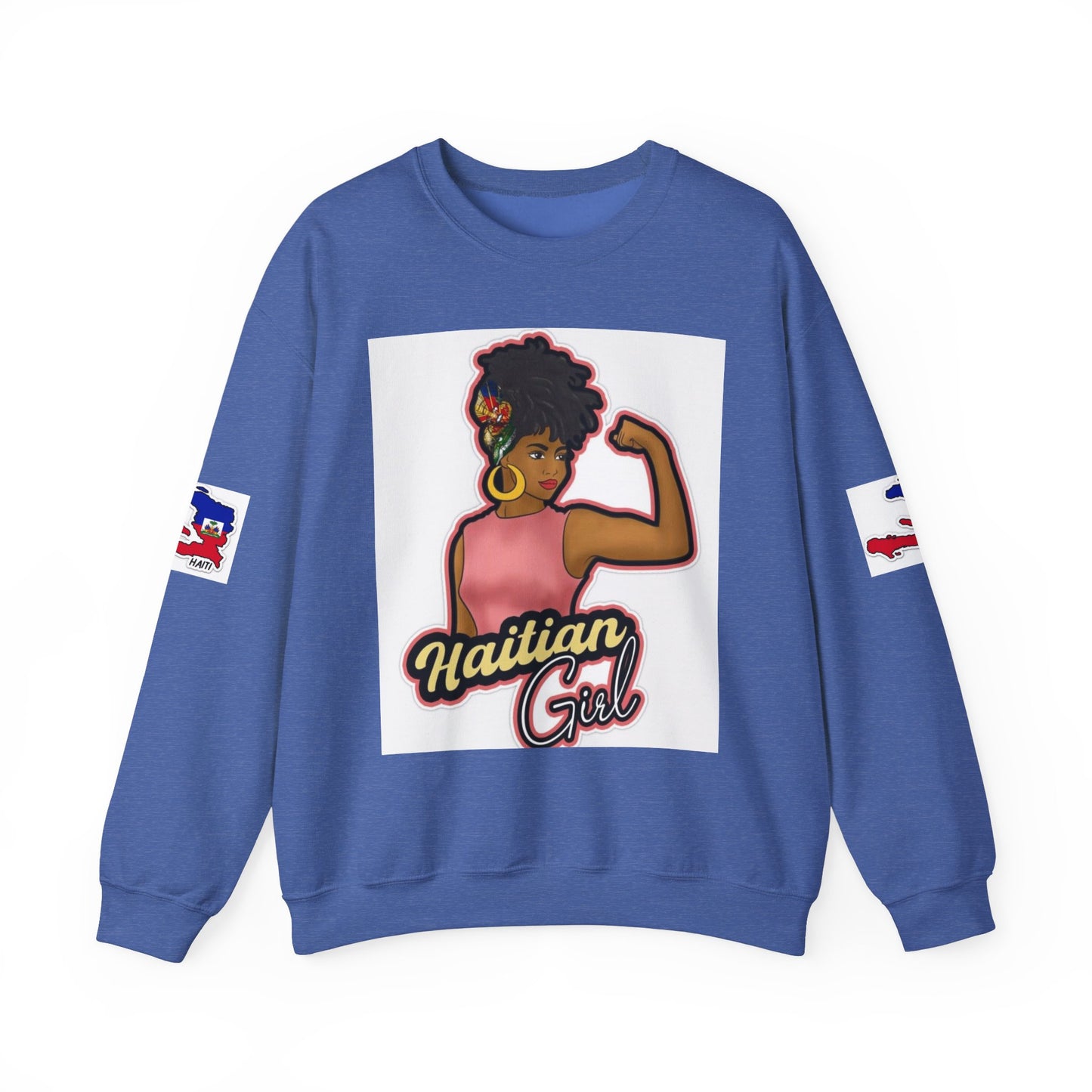 Haitian Girl Crewneck Sweatshirt - Embrace Culture